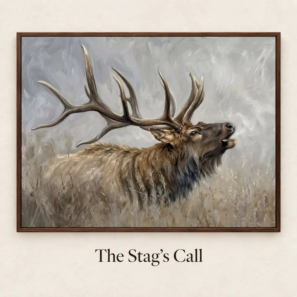 The Stag's Call – named artwork mockup