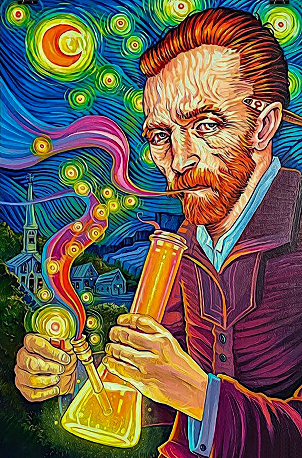Van Gogh hits the Bong