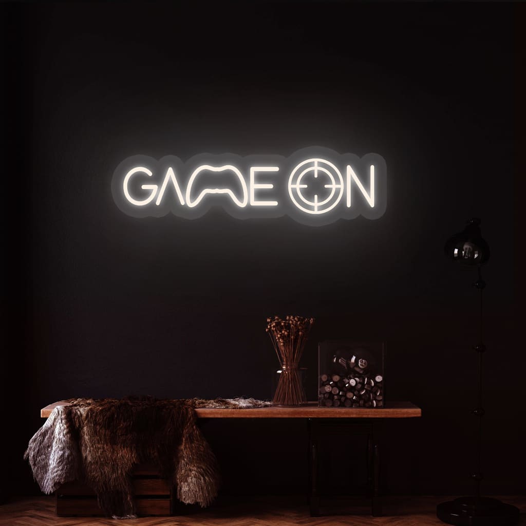 Game On Neon Sign